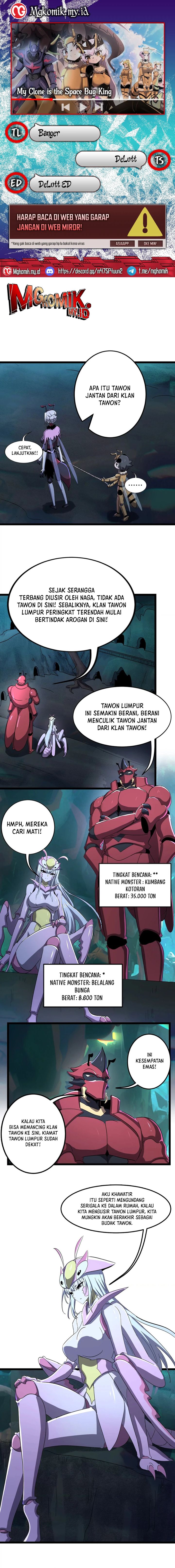 My Clone is the Space Bug King Chapter 07 Gambar 1