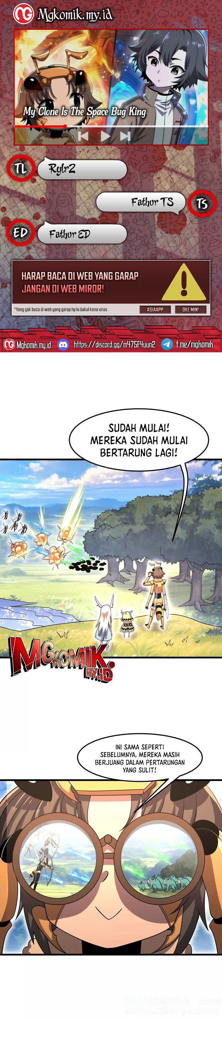 My Clone is the Space Bug King Chapter 40 Gambar 1