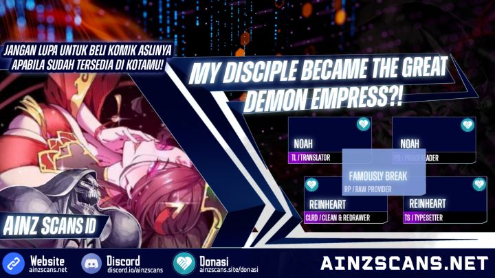 My Disciple Became The Great Demon Empress?! Chapter 10 Gambar 1