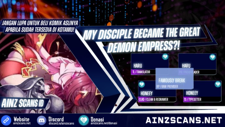 My Disciple Became The Great Demon Empress?! Chapter 18 Gambar 1