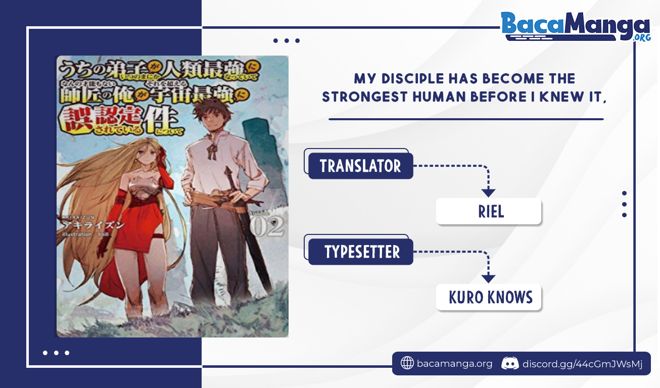 My Disciple Has Become The Strongest Human Before I Knew it, and I, A Master With No Talent, Was Mistakenly Recognized As The Strongest In The Universe Beyond That Chapter 03.2 Gambar 1