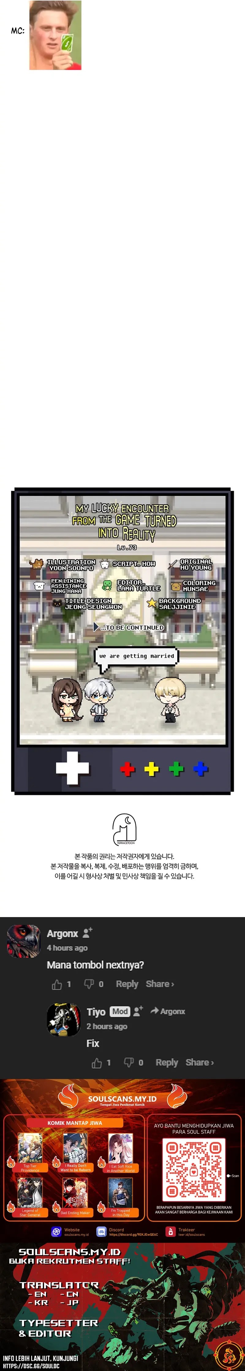 My Lucky Encounter From the Game Turned Into Reality Chapter 73 Gambar 30