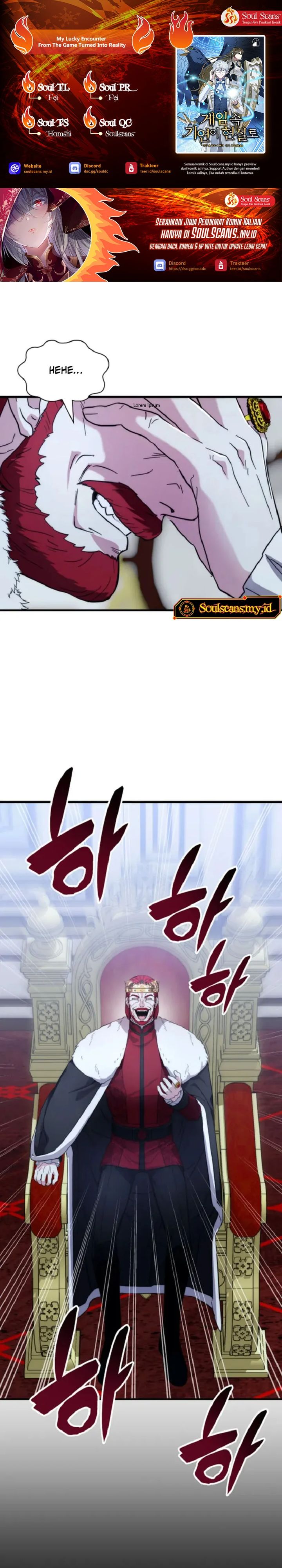 My Lucky Encounter From the Game Turned Into Reality Chapter 78 Gambar 1