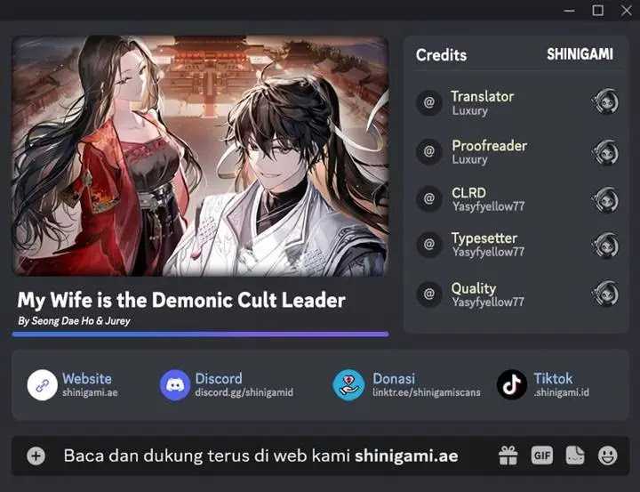 My Wife Is The Demonic Cult Leader Chapter 02 Gambar 1