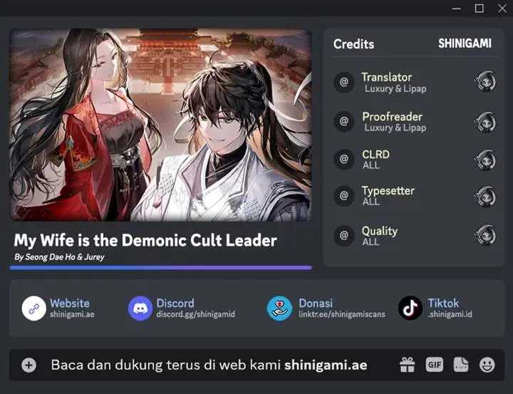 My Wife Is The Demonic Cult Leader Chapter 03 Gambar 1