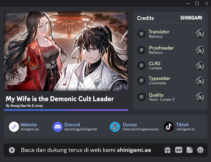 My Wife Is The Demonic Cult Leader Chapter 09 Gambar 1