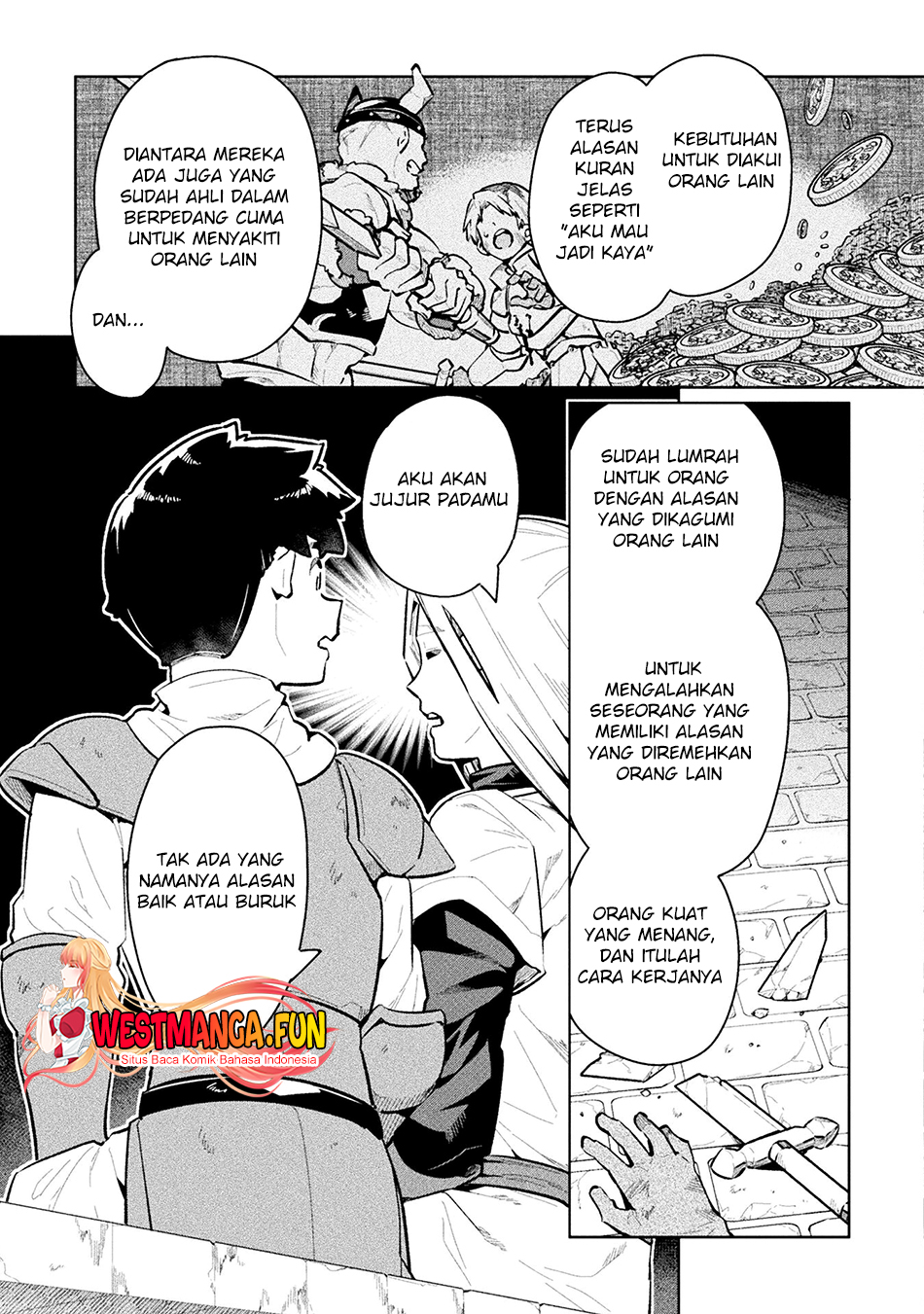 NEET dakedo Hello Work ni Ittara Isekai ni Tsuretekareta Chapter 55 Gambar 22