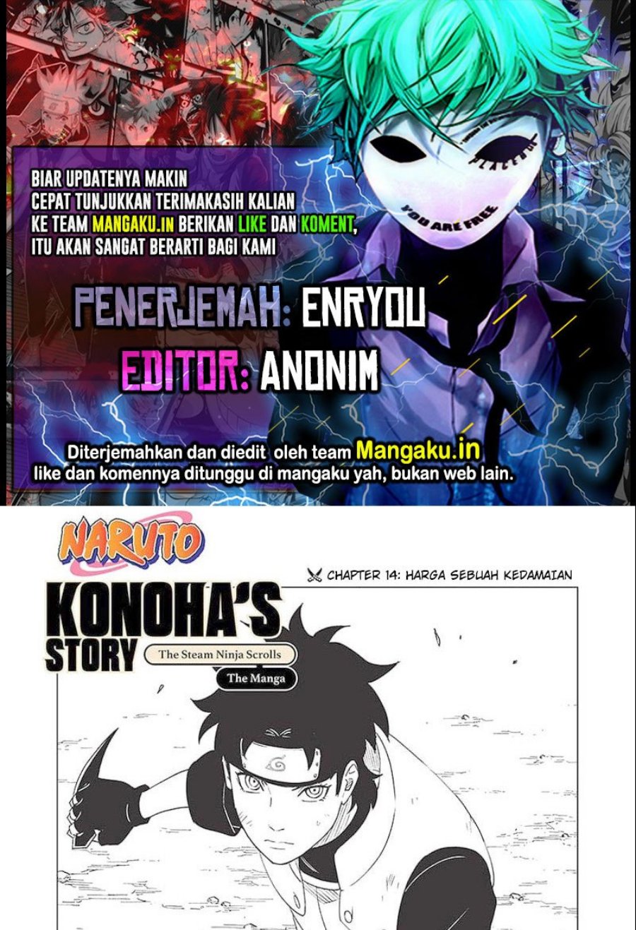 Naruto: Konoha’s Story—The Steam Ninja Scrolls Chapter 14 Gambar 1