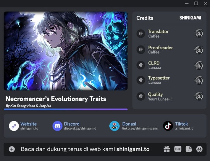 Necromancer’s Evolutionary Traits Chapter 86 Gambar 1