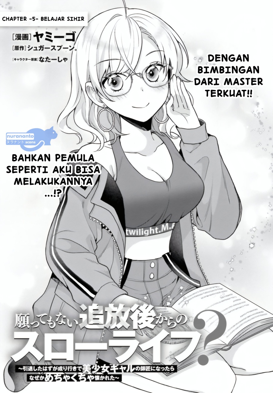 Negatte mo Nai Tsuihou Go kara no Slow Life? Intai Shita Hazu ga Nariyuki de Bishoujo Gal no Shishou ni Nattara Naze ka Mechakucha Natsukareta Chapter 05 Gambar 2
