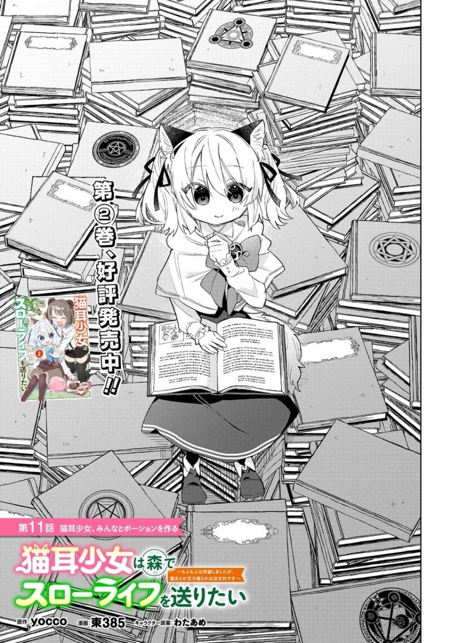 Nekomimi Shoujo wa Mori de Slow Life wo Okuritai: Mofumofu wa Shomou Shimashita ga, Seijo to ka Ouji-sama to ka wa Chuumongai desu Chapter 11.1 Gambar 2