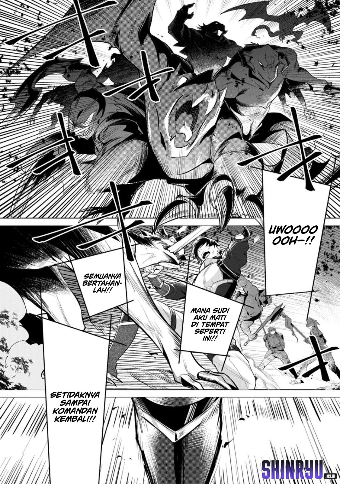 Netorare Tsuihousareta Saikyou Kishi Danchou No Ossan, Katainaka De Eiyuu Ni Matsuriagerareru Chapter 01 Gambar 2