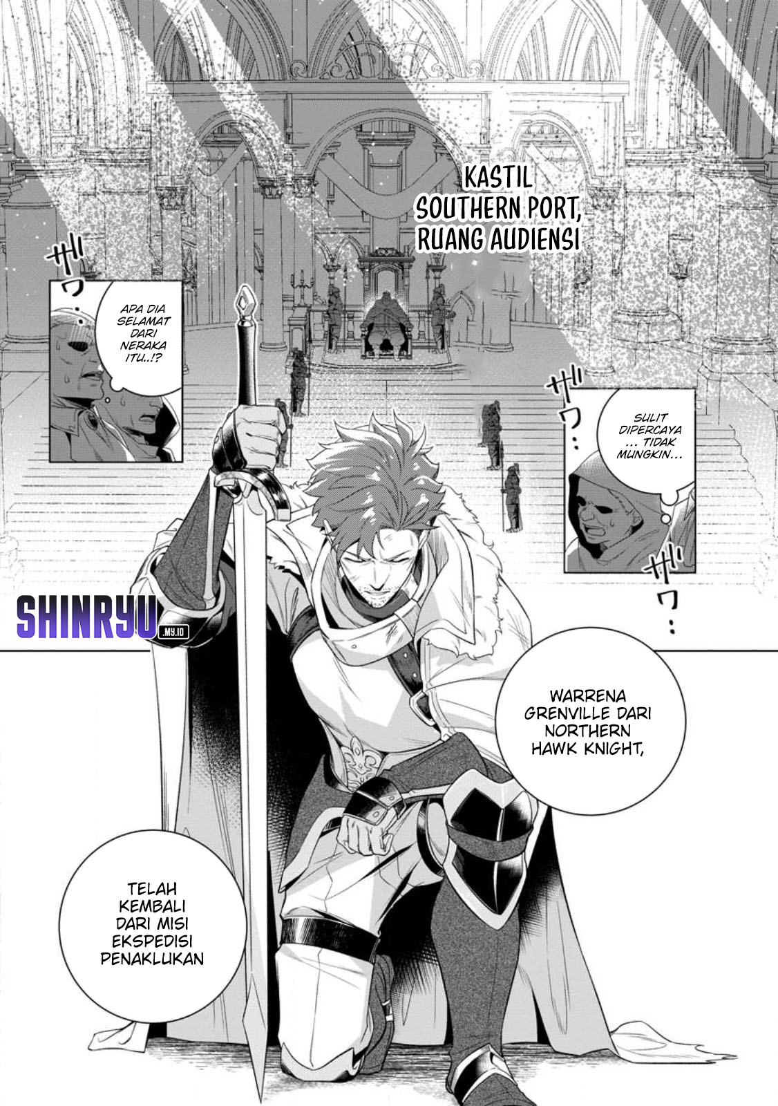 Netorare Tsuihousareta Saikyou Kishi Danchou No Ossan, Katainaka De Eiyuu Ni Matsuriagerareru Chapter 01 Gambar 15