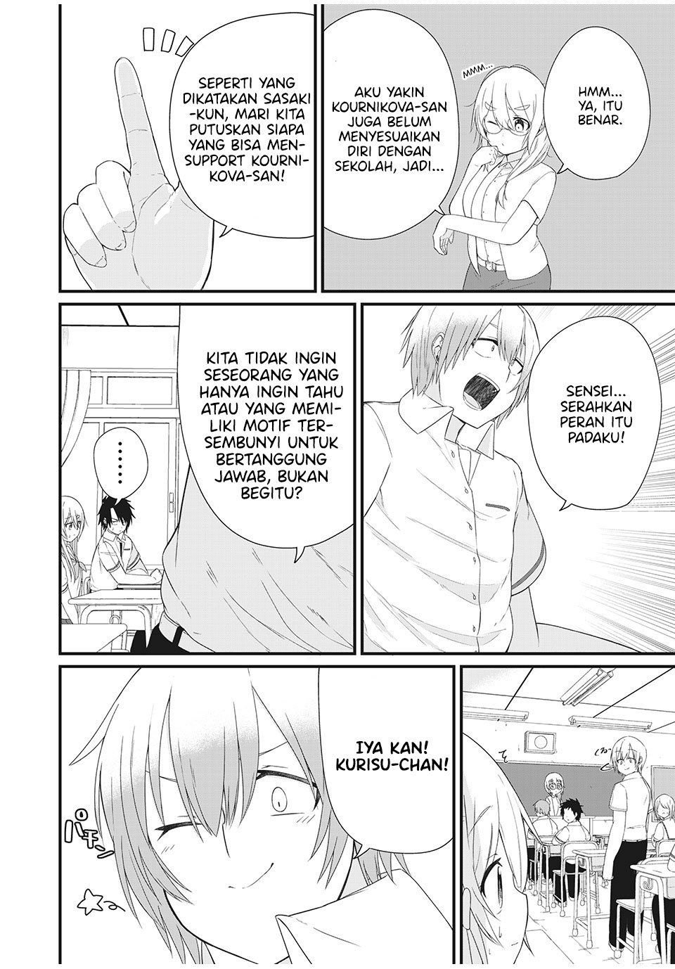 Nihongo Ga Hanasenai Roshiajin Bishojo Tennyusei Ga Tayoreru No Wa, Ta Gengo Masuta No Ore (I’m The Only Multilingual Master a Russian Transfer Girl Student Who Can’t Speak Japanese Can Rely On) Chapter 04 Gambar 7