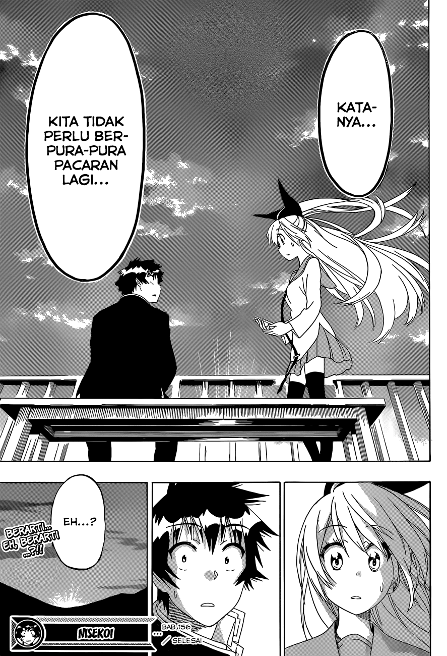 Nisekoi Chapter 156 Gambar 20