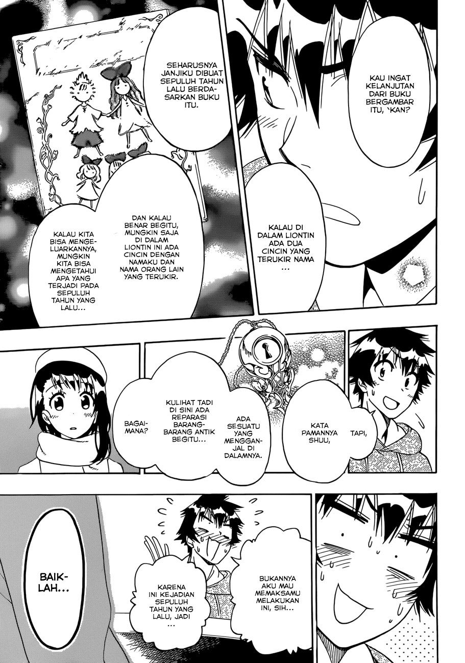 Nisekoi Chapter 165 Gambar 16