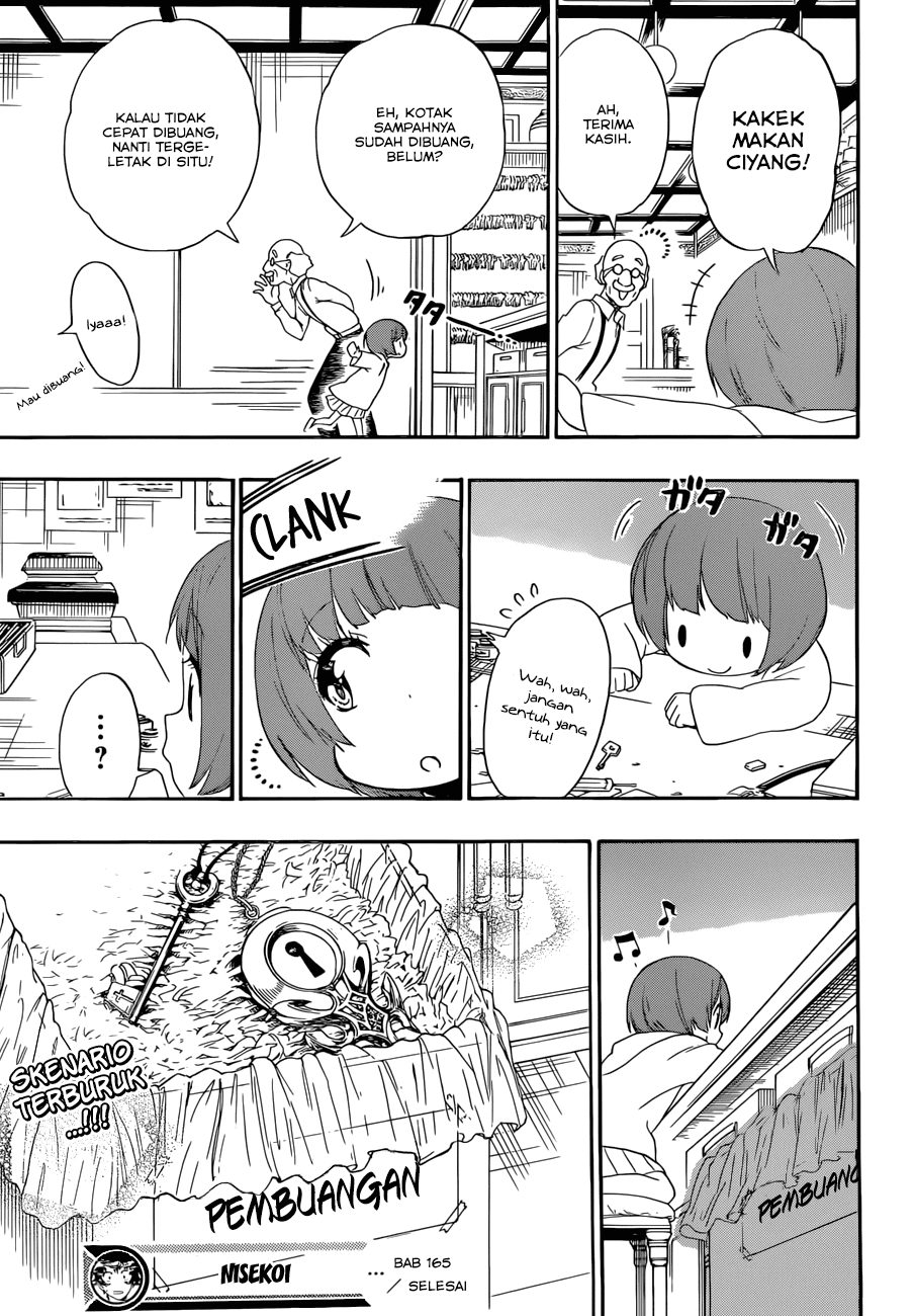 Nisekoi Chapter 165 Gambar 20