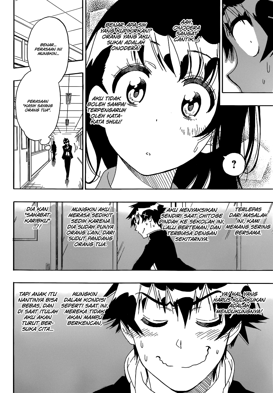 Nisekoi Chapter 175 Gambar 13