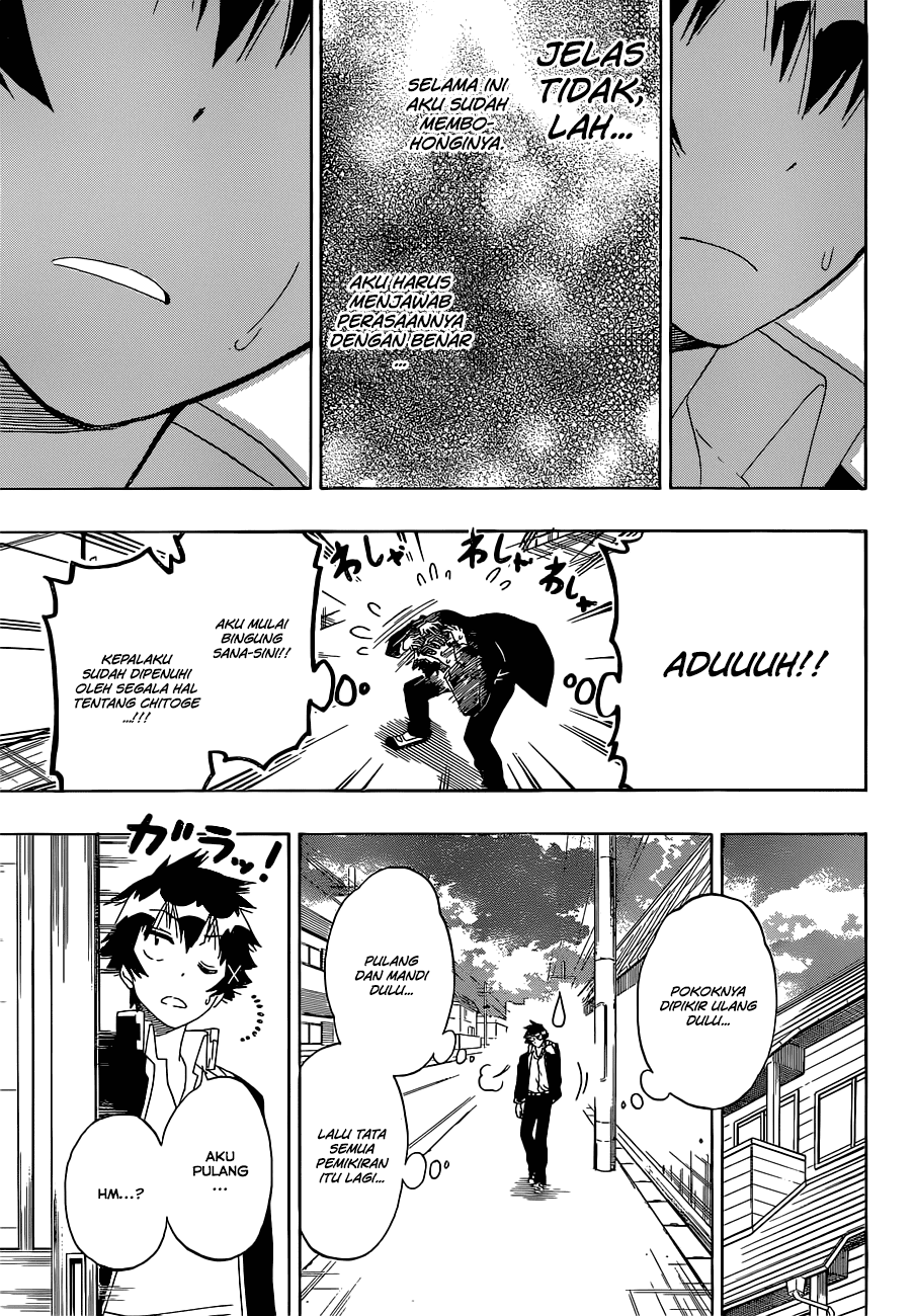 Nisekoi Chapter 175 Gambar 18