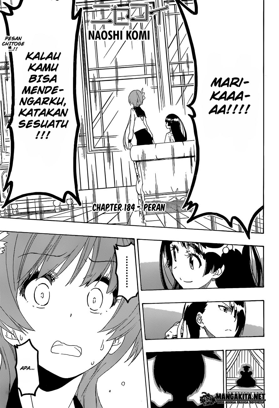 Nisekoi Chapter 184 Gambar 2