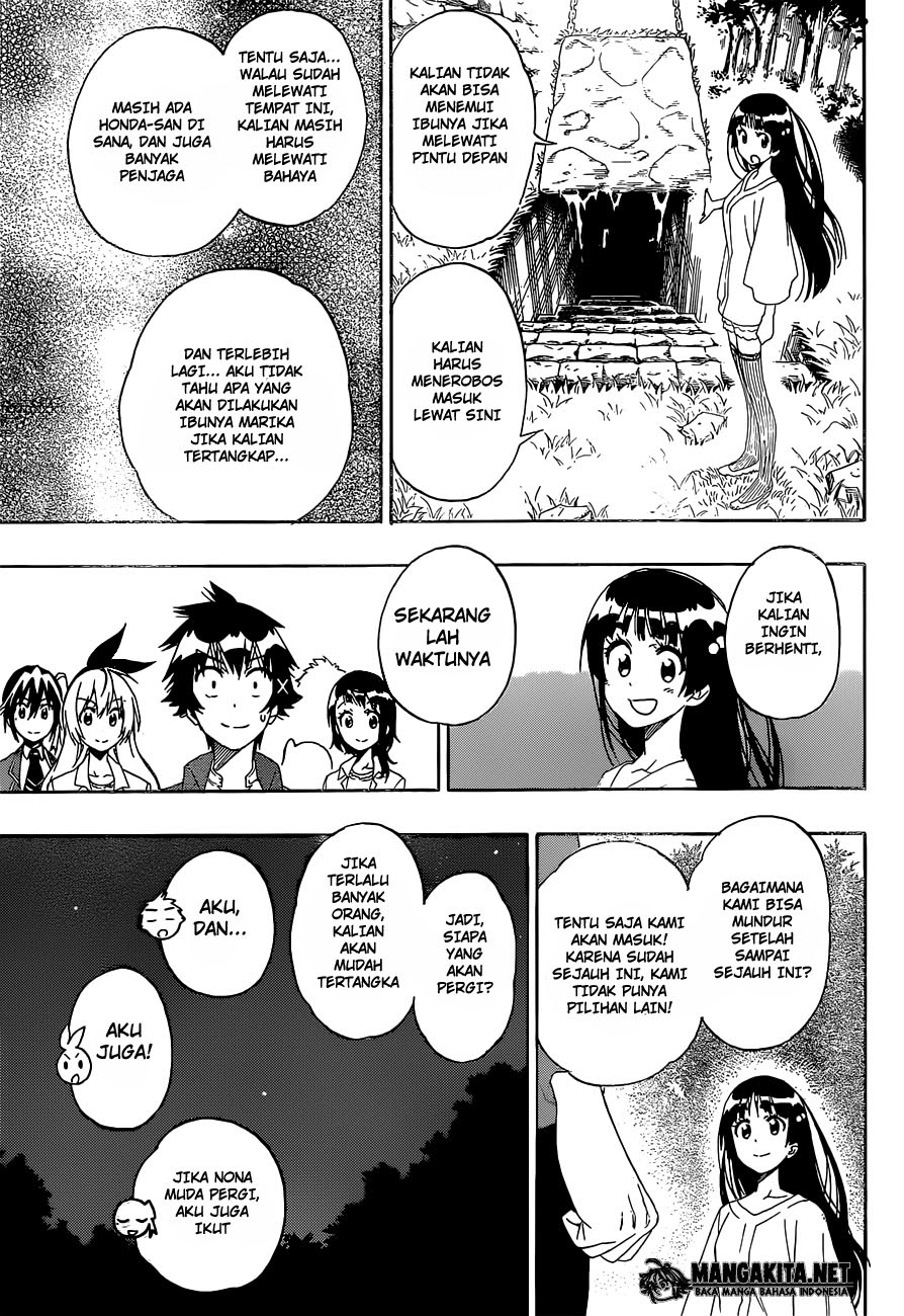 Nisekoi Chapter 184 Gambar 10