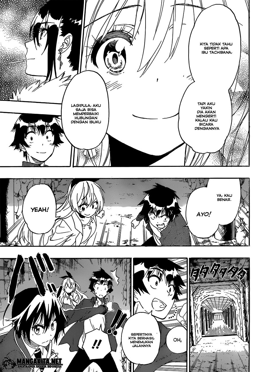 Nisekoi Chapter 184 Gambar 14