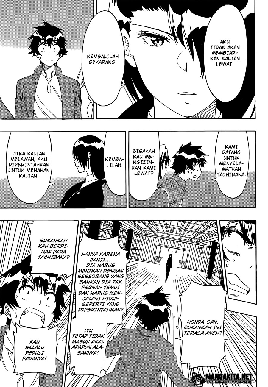 Nisekoi Chapter 184 Gambar 16