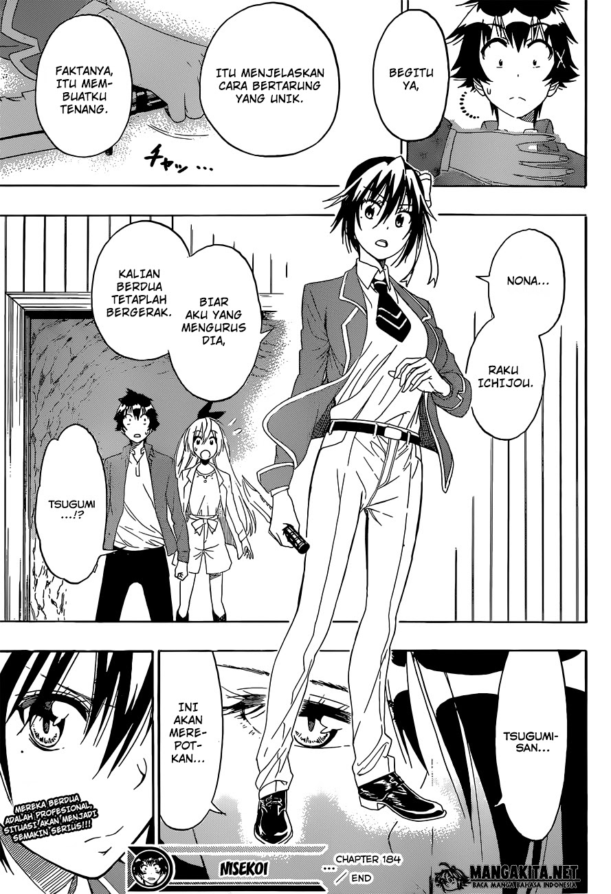 Nisekoi Chapter 184 Gambar 20