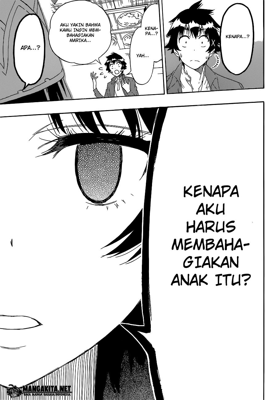 Nisekoi Chapter 186 Gambar 13