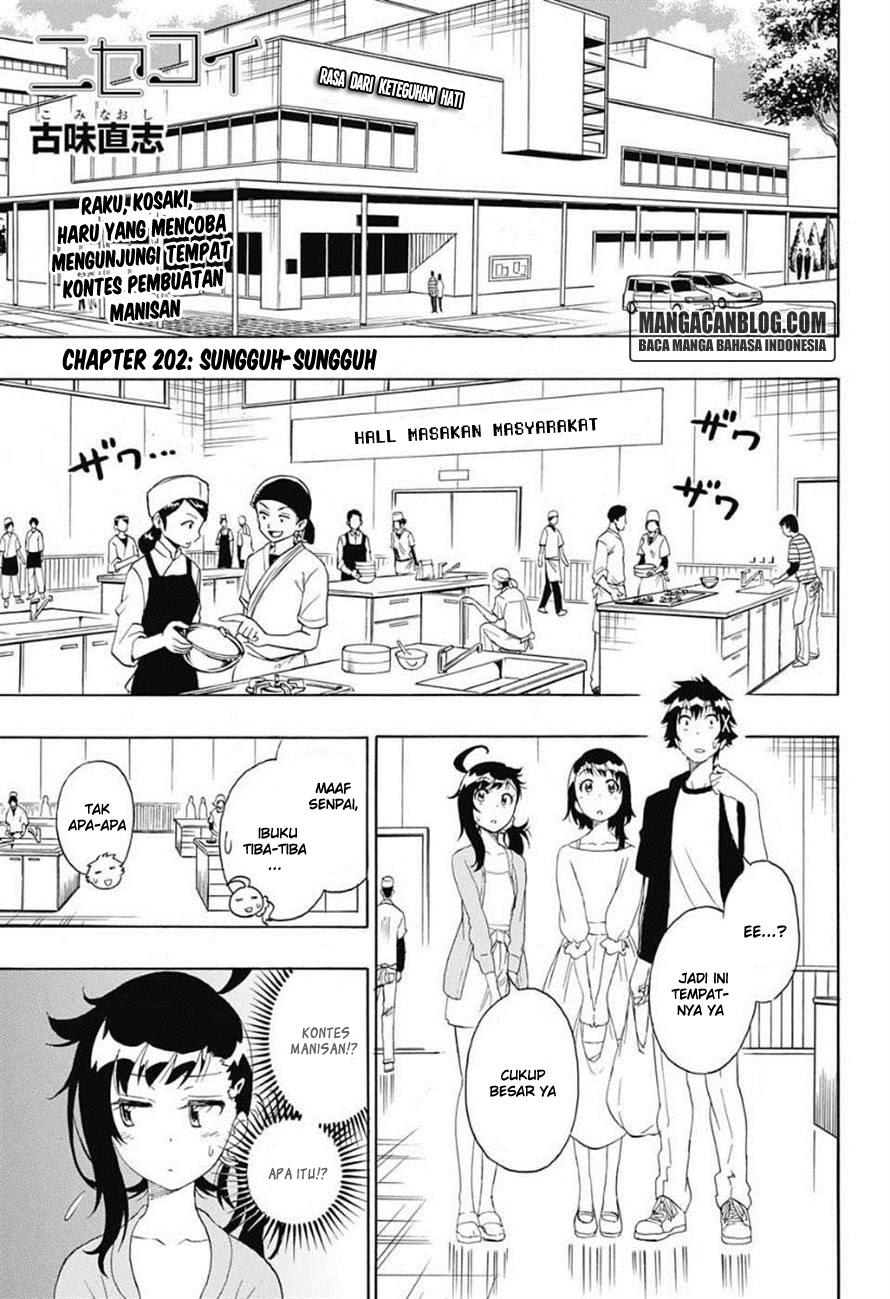 Nisekoi Chapter 202 Gambar 3