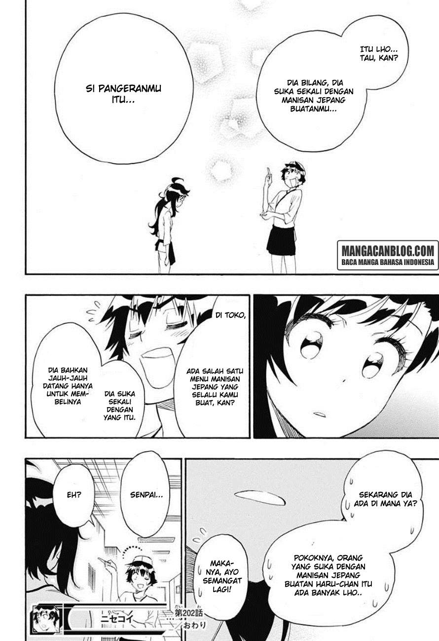 Nisekoi Chapter 202 Gambar 20