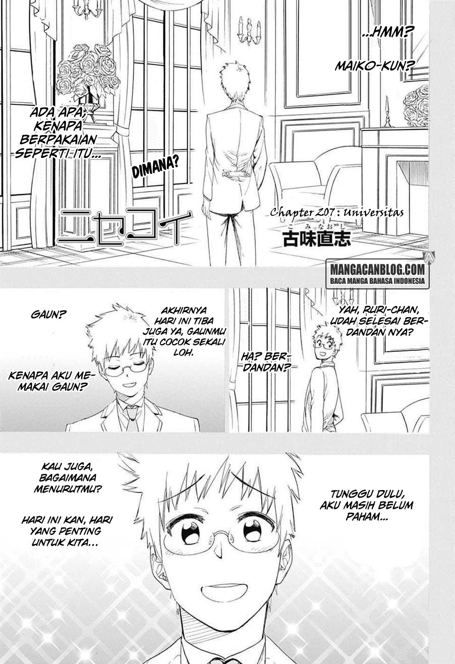 Nisekoi Chapter 207 Gambar 2