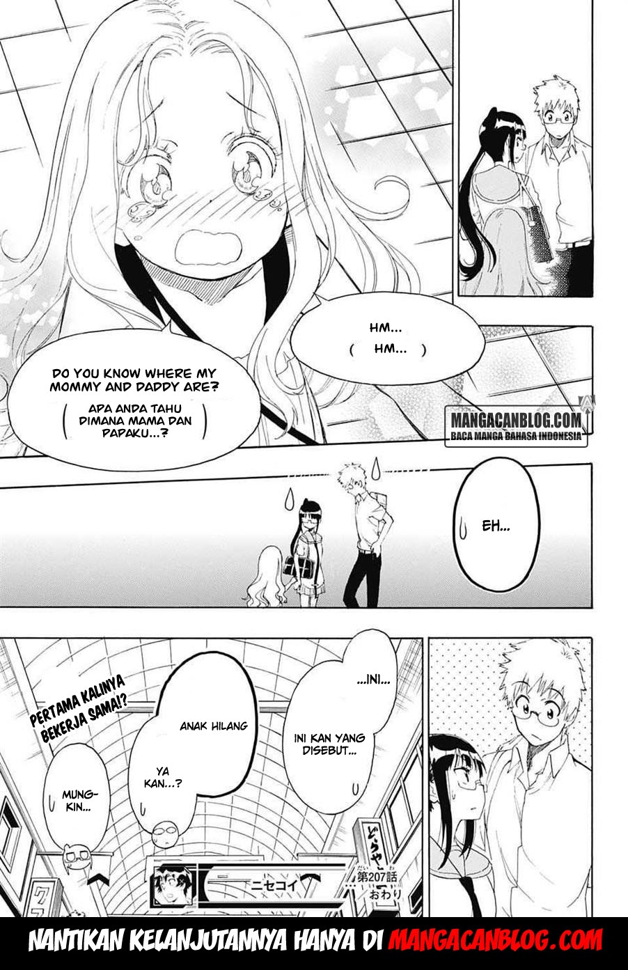 Nisekoi Chapter 207 Gambar 21