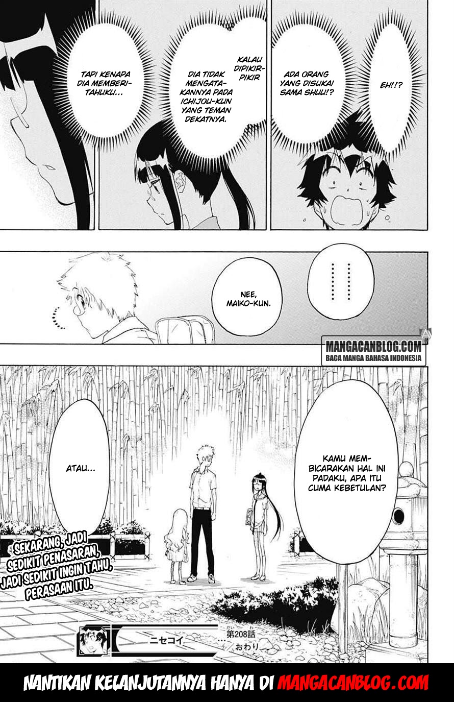 Nisekoi Chapter 208 Gambar 20