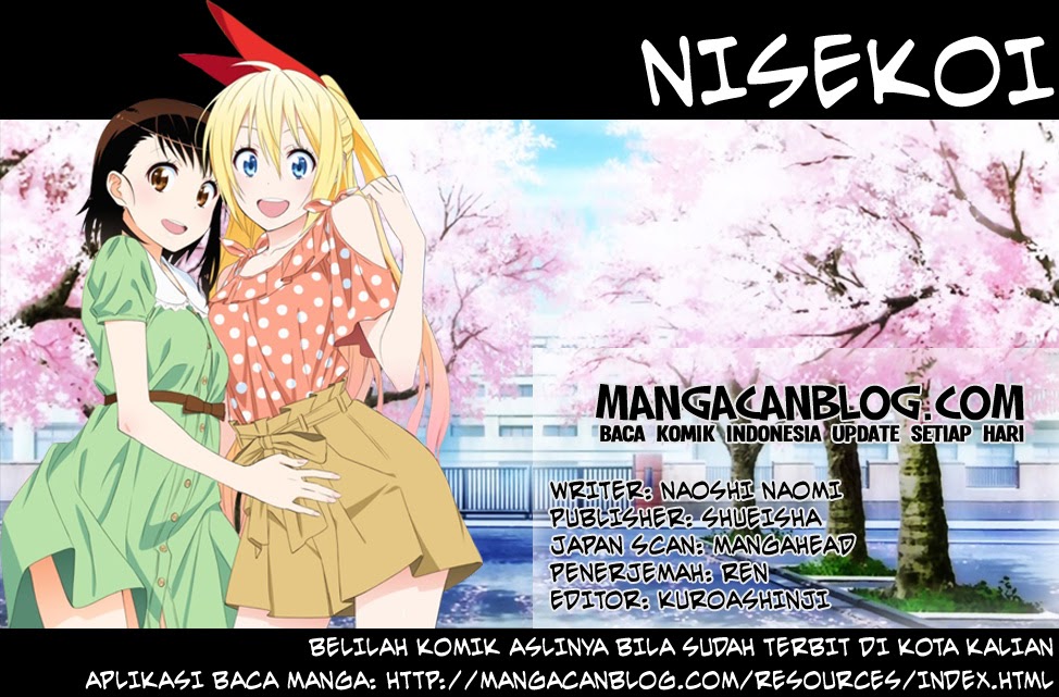 Nisekoi Chapter 213 Gambar 1
