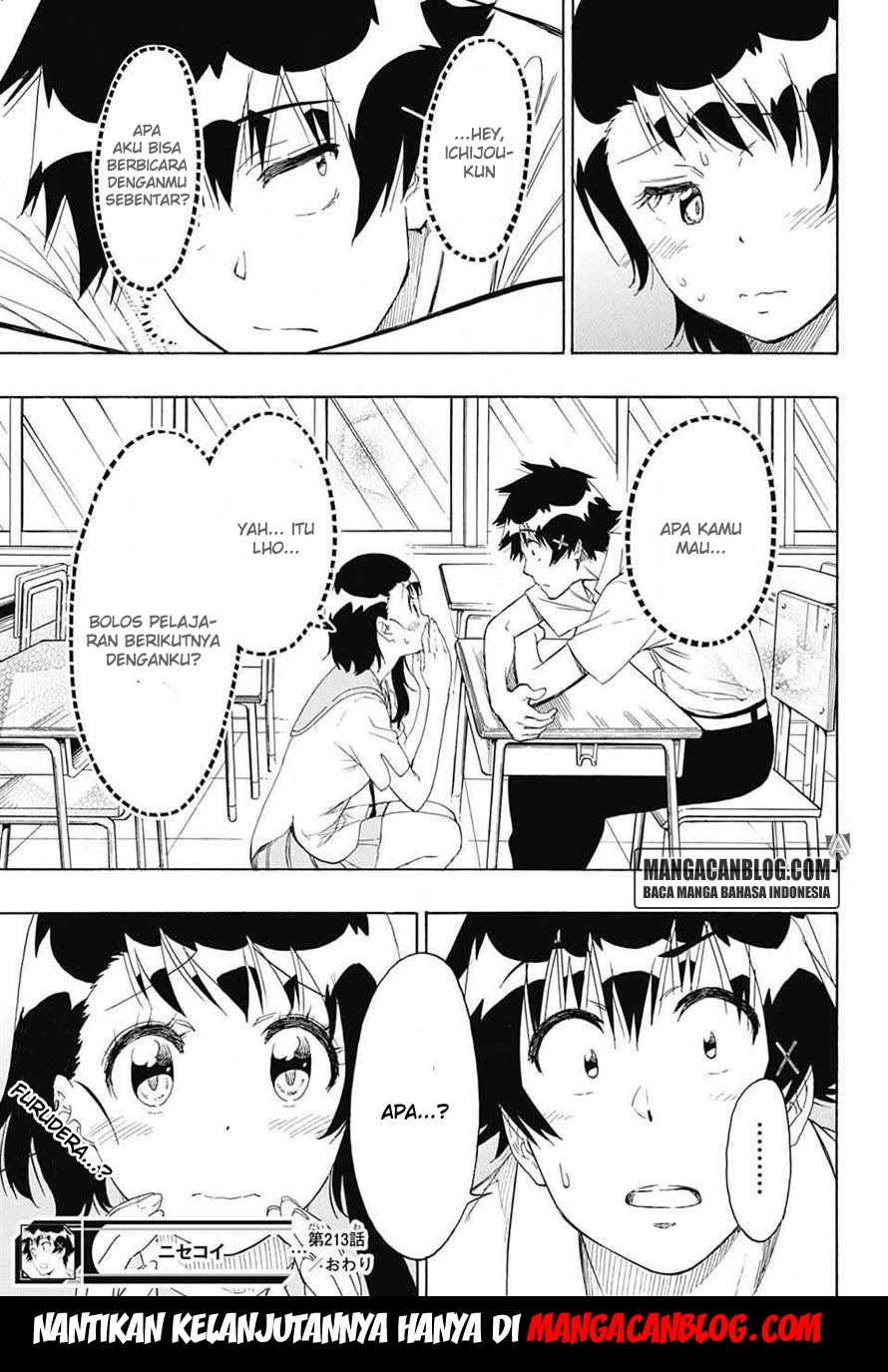 Nisekoi Chapter 213 Gambar 20