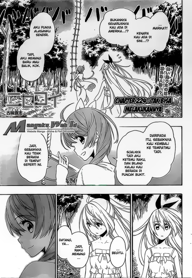 Nisekoi Chapter 224 Gambar 2