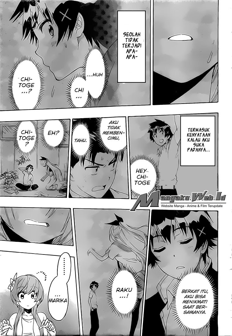 Nisekoi Chapter 224 Gambar 14