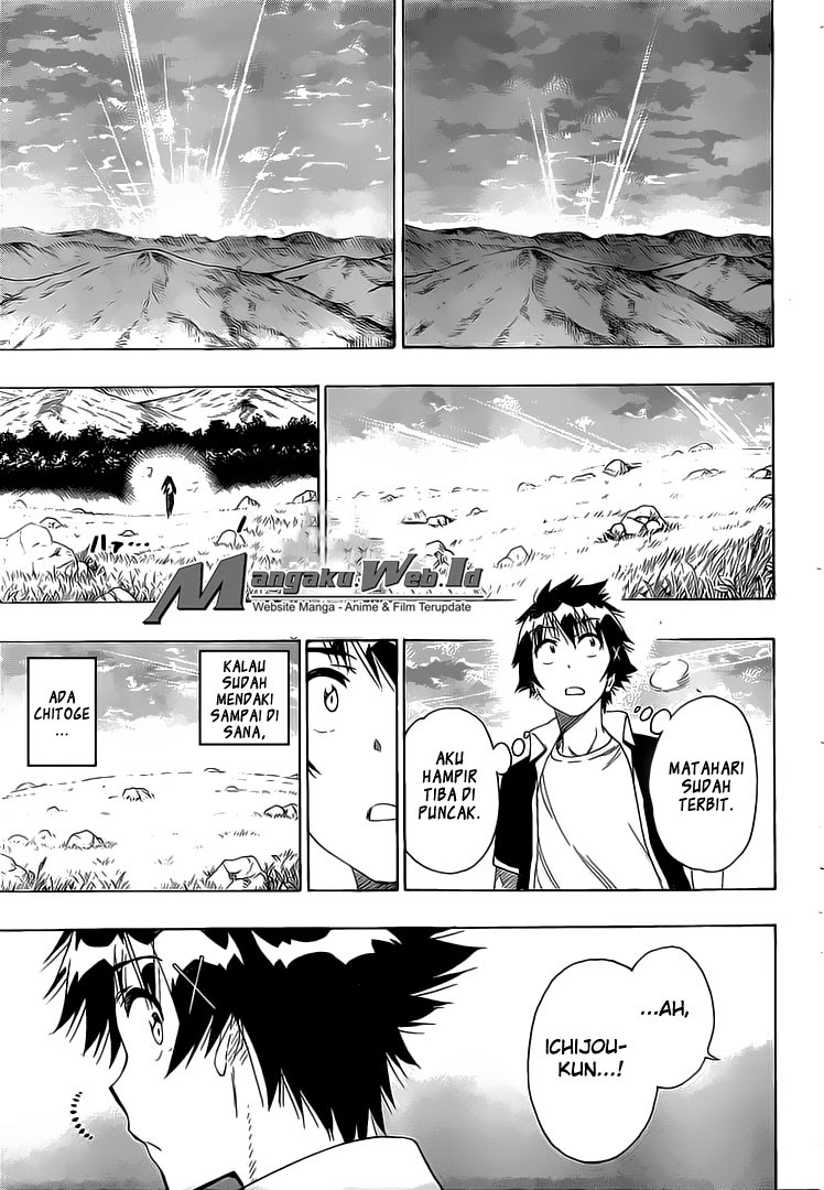 Nisekoi Chapter 224 Gambar 18