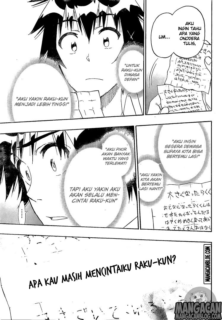 Nisekoi Chapter 226 Gambar 16