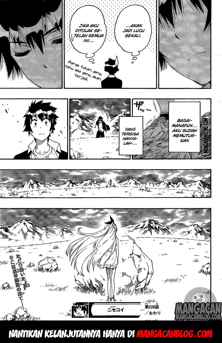 Nisekoi Chapter 226 Gambar 20