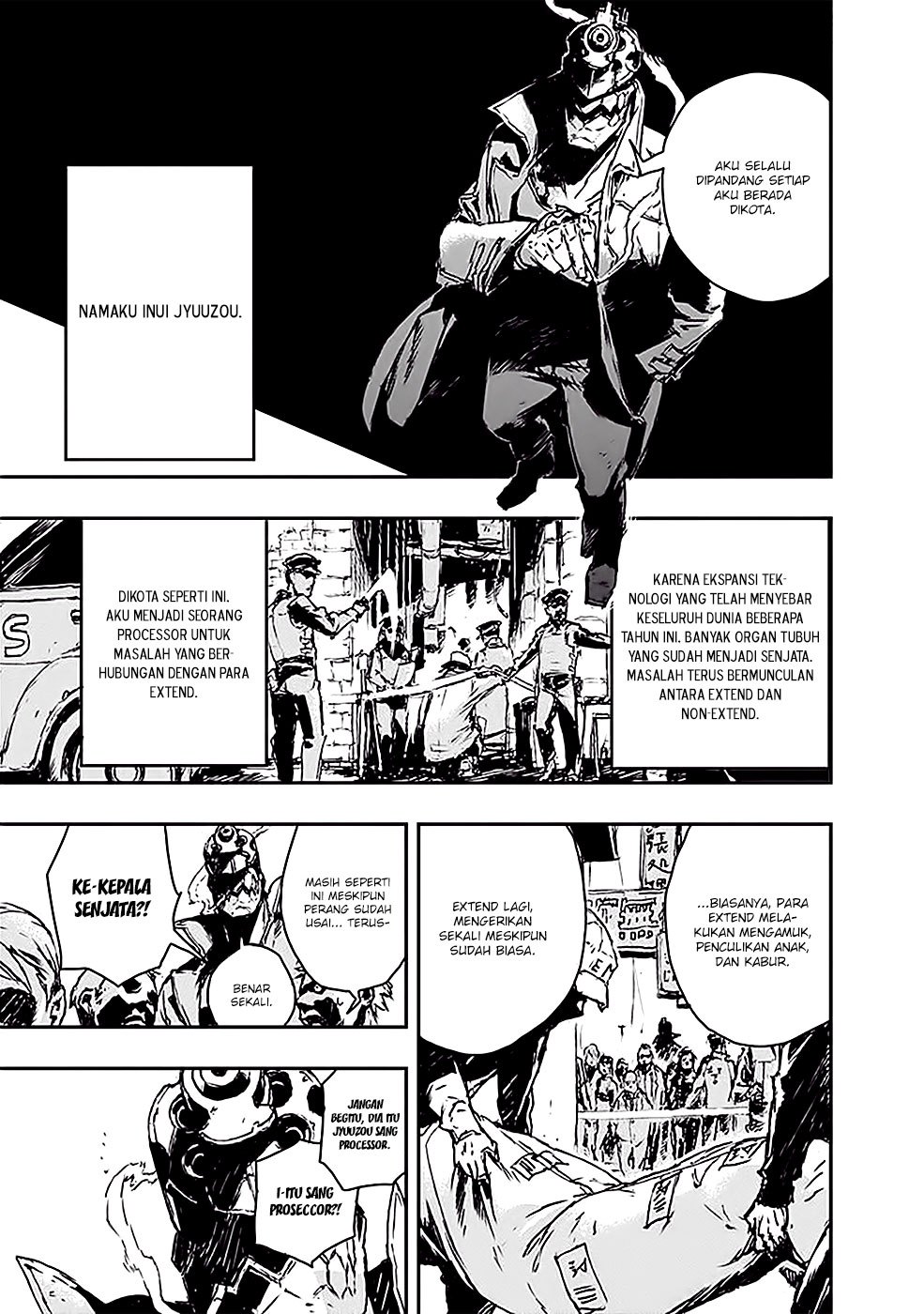No Guns Life Chapter 01 Gambar 14