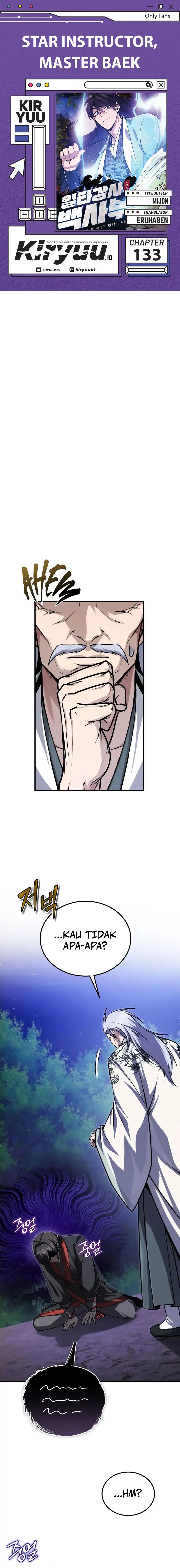 Number One Star Instructor Master Baek Chapter 133 Gambar 1