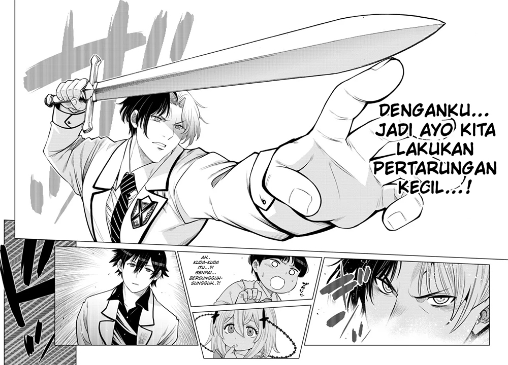 Ochikobore Datta Ani Ga Jitsuha Saikyou: Shijou Saikyou No Yuusha Wa Tensei-shi, Gakuen De Mujikaku Ni Musou Suru Chapter 13 Gambar 12