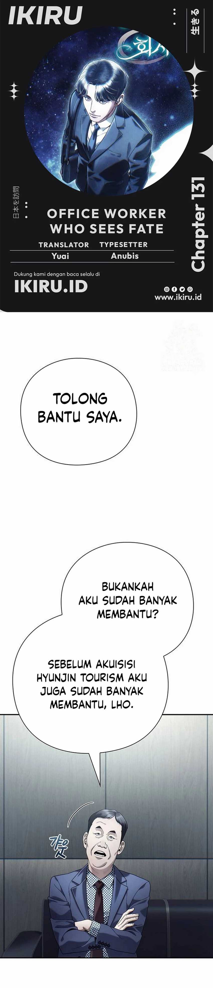 Office Worker Who Sees Fate Chapter 131 Gambar 1