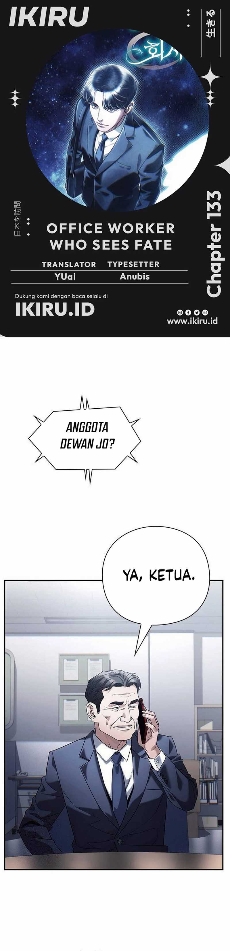 Office Worker Who Sees Fate Chapter 133 Gambar 1