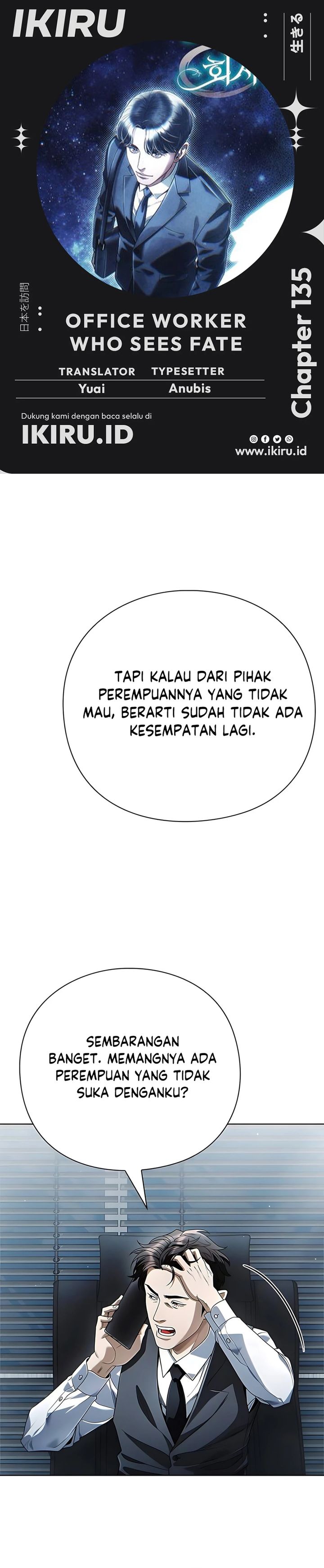 Office Worker Who Sees Fate Chapter 135 Gambar 1