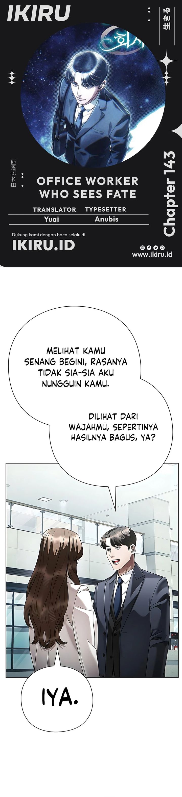 Office Worker Who Sees Fate Chapter 143 Gambar 1