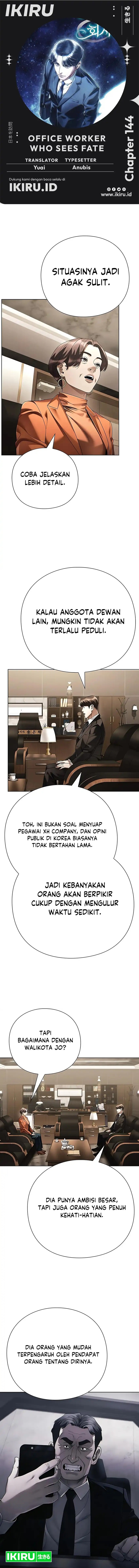 Office Worker Who Sees Fate Chapter 144 Gambar 1