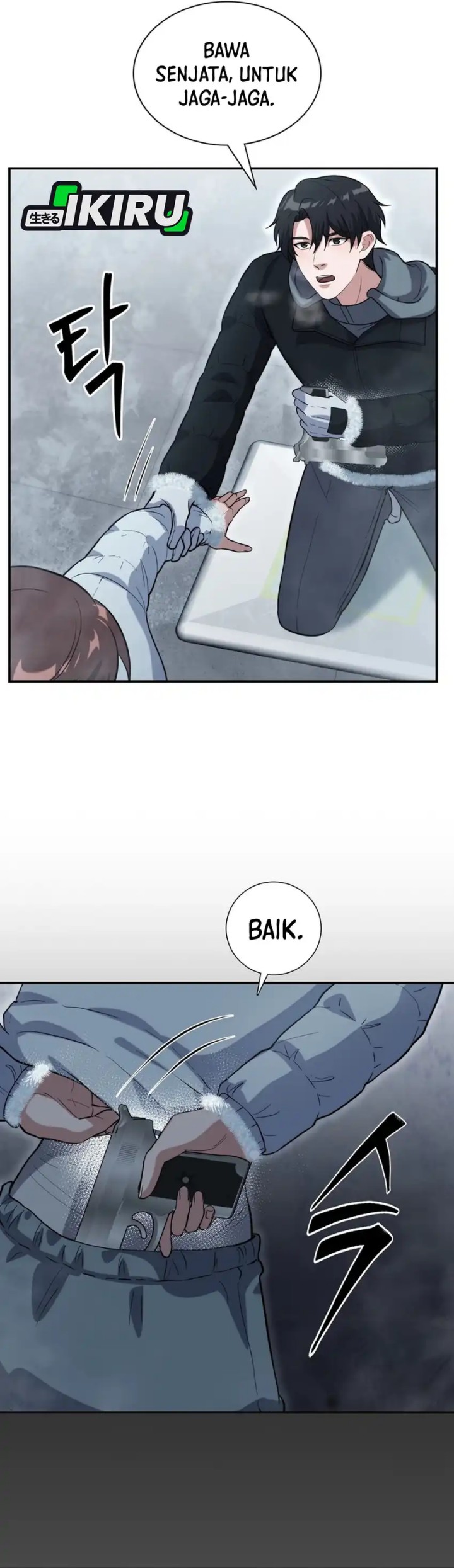 Office Worker in the Ice Age Apocalypse Chapter 38 Gambar 41